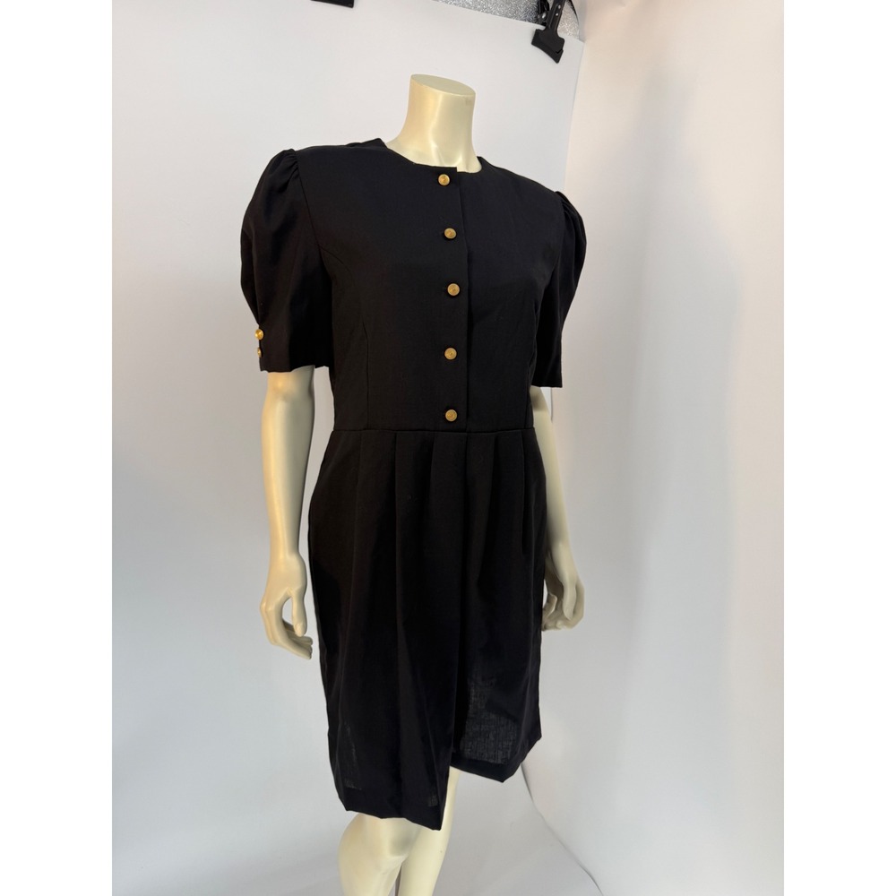 Vintage 80s Bedford Fair sheath dress‎ Whimsigoth Medium